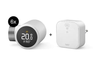 tado° X Starter Kit Smartes Heizkörper-Thermostat - 6er-Set & Bridge