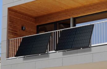 Die schräge Aufständerung ermöglicht eine größere Energieausbeute
