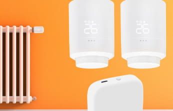 Starter-Set: Zigbee-Gateway & zwei smarte Heizköperthermostate