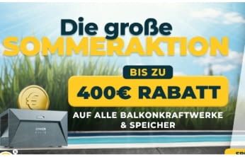 Solakon Sommer Deal auf Balkonkraftwerke