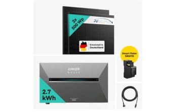 Yuma 1000 Watt Balkonkraftwerk mit SOLIX 3