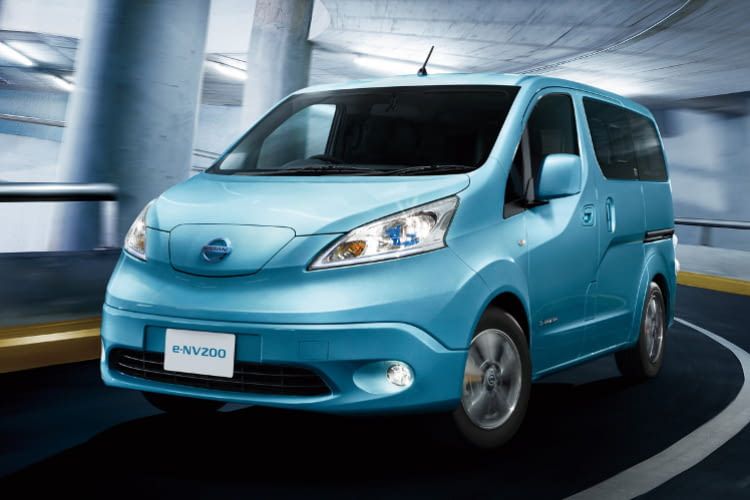 Der Nissan e-NV200 Evalia jetzt mit großer 40 kWh Batterie und 301 km Reichweite im Stadtverkehr.