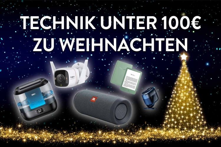 Wir haben die besten Technikgeschenke unter 100 € ausfindig gemacht!