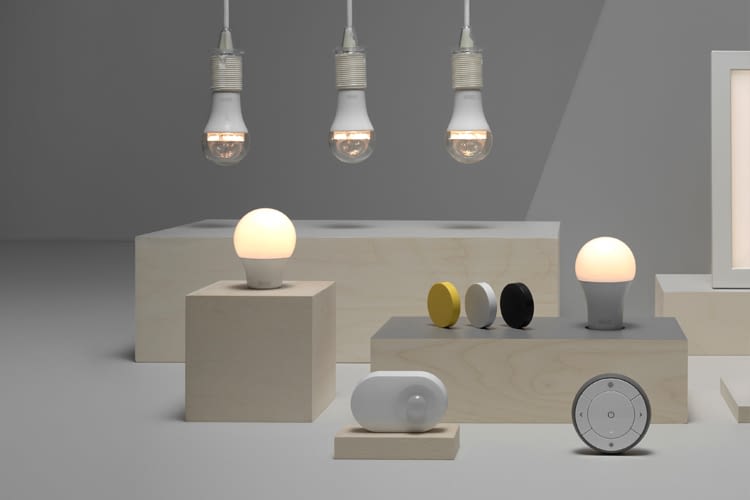 Die TRÅDFRI-Serie bietet nicht nur Lampen, sondern auch Dimmer und Lichtpaneele