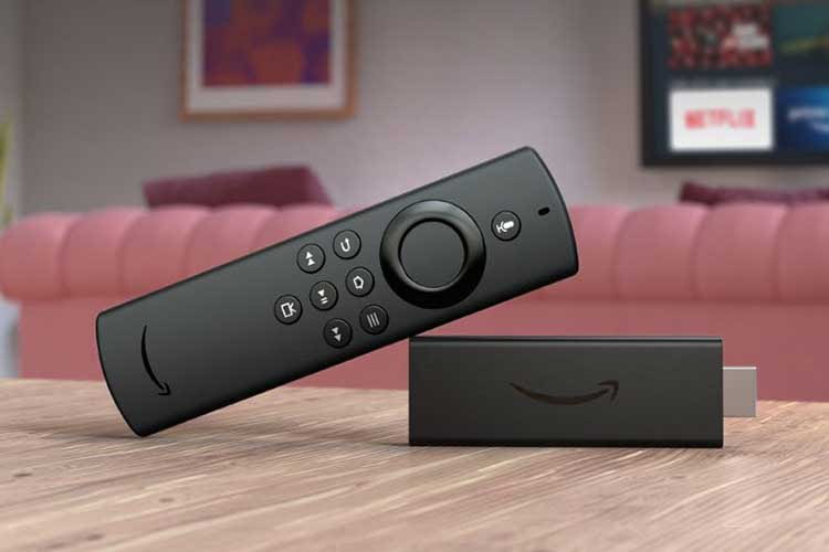 Amazon Fire TV Stick Lite - Die Fernbedienung kommt ohne Infrarot-Funktion und deshalb ohne Laut-Leiser-Tasten für den TV