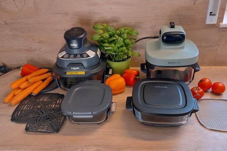 Tragbare Heißluftfritteusen sind normalerweise besonders kompakt