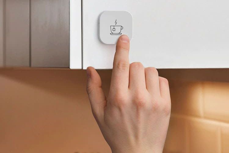 Mit dem IKEA Shortcut Button lassen sich Anwendungs-Szenen im IKEA Smart Home starten