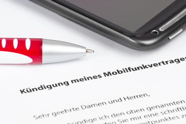 Mobilfunkvertrag kündigen