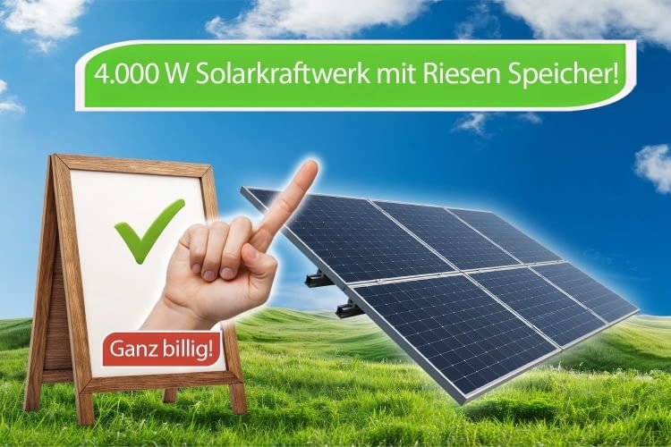 So billig gibt es dieses Riesen Solarpaket für den Balkon?!