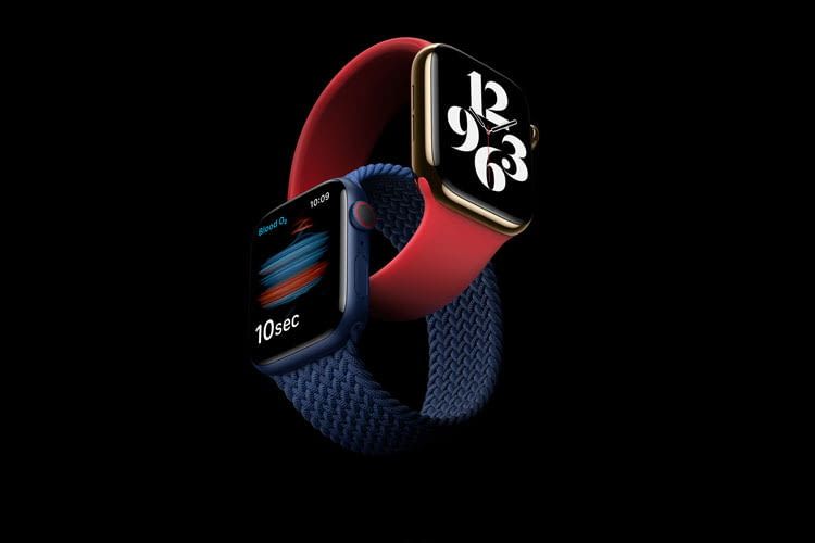 Die Apple Watch Series 6 bietet erstmals Modelle in blauer oder roter Farbe