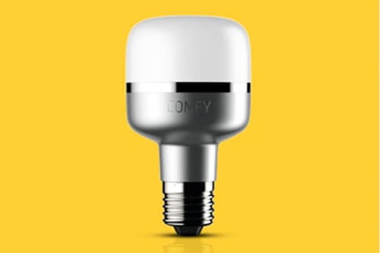 ComfyLight LED Glühbirne für E27 Fassung. Kommuniziert per WLAN