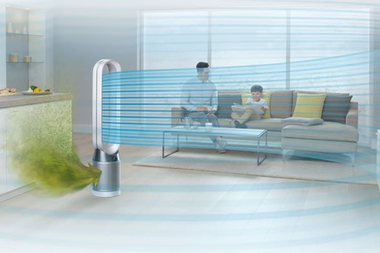 Dyson Pure Cool Link überzeugte im Luftreiniger Test-Vergleich durch App-Steuerung