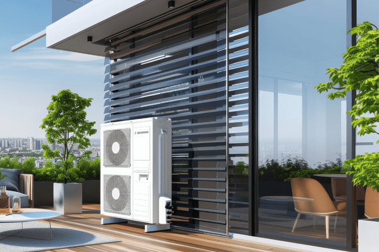 So wird die Wärmepumpe auf dem Balkon aufgebaut!