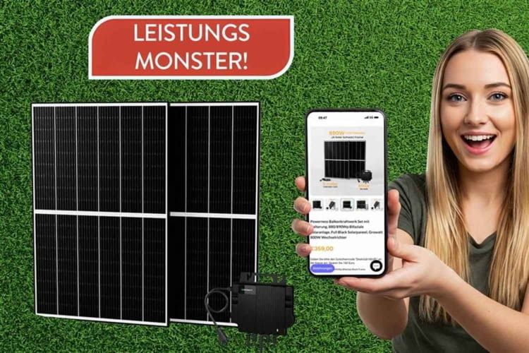 Bei powerness gibt es Balkonkraftwerk-Sets dank Gutscheincode schon ab 279 Euro