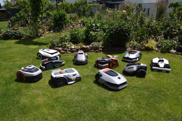 Unter anderem diese Mähroboter haben wir getestet. Der Dreame A2 ist für uns der beste Mähroboter 2025