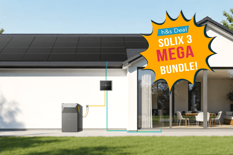 Bei AC TEC Gibt es drei hammerstarke Balkonkraftwerke mit der Anker Solix 3 Solarbank zum ganz kleinen Preis