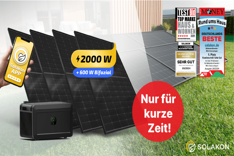 Jetzt im Juni aufrüsten und dieses Mega Angebot sichern bei Solakon