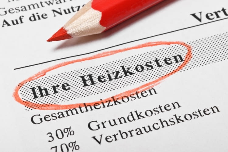 Die Berechnung der Heizkosten zeigt Einsparpotenziale