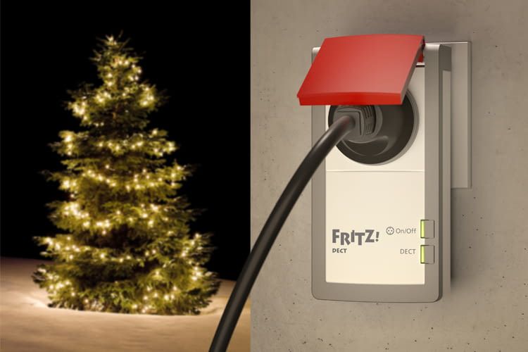 Weihnachtsbeleuchtung und FRITZ!DECT 210 mit Alexa steuern