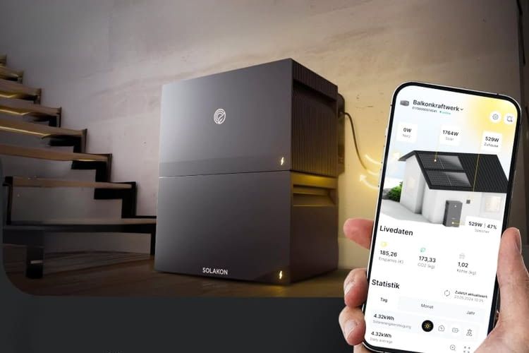 Mit einem Speicher gehen Strom-Überschüsse nicht mehr ins öffentliche Netz