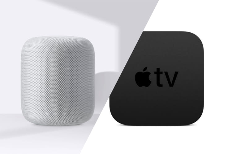 Apple’s HomePod lässt sich ganz einfach als Lautsprecher für den AppleTV nutzen 