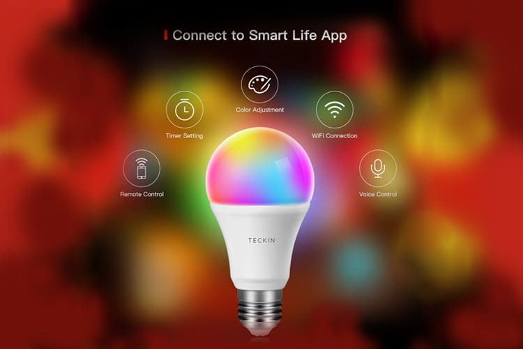 Zur Nutzung der smarten Funktionen ist eine Verbindung der LED mit der Smart Life App nötig