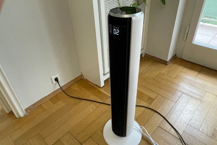 Der Levoit Ventilator kann auch per Fernbedienung gesteuert werden