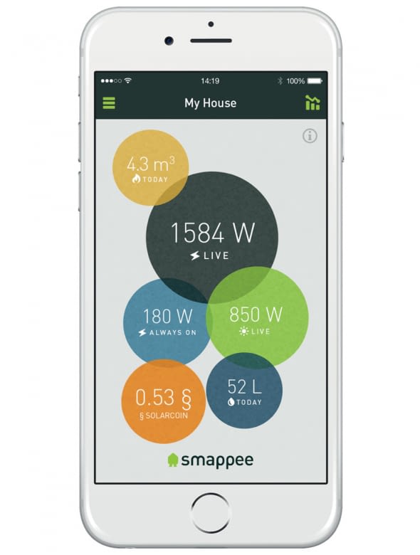 Die kostenlose App bietet einen umfassenden Überblick über den Stromverbrauch sowie -erzeugung. 