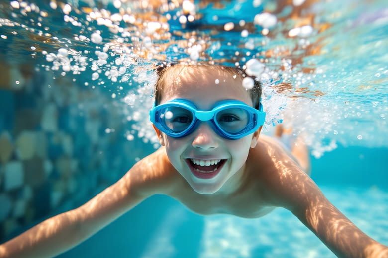 Beim Schwimmen und Tauchen dürfen nur robuste Uhren verwendet werden