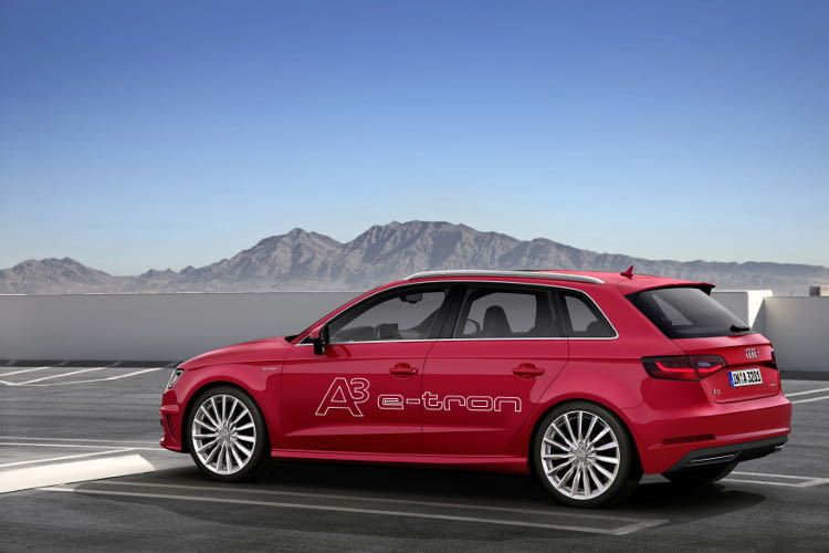 Audi A3 Sportback e-tron Hybridsportler aus Ingolstadt hat eine rein elektrische Reicheweite von 50km