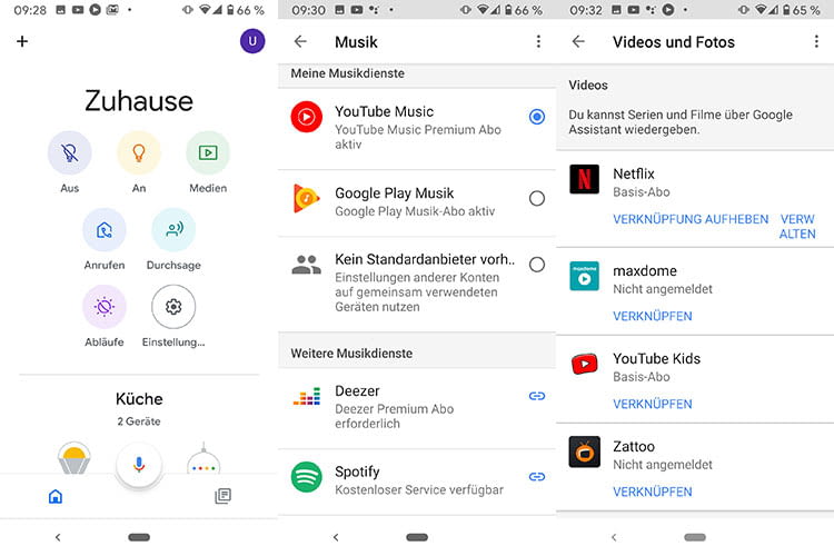 Vorbildlich: Die Google Home App ist intuitiv zu bedienen