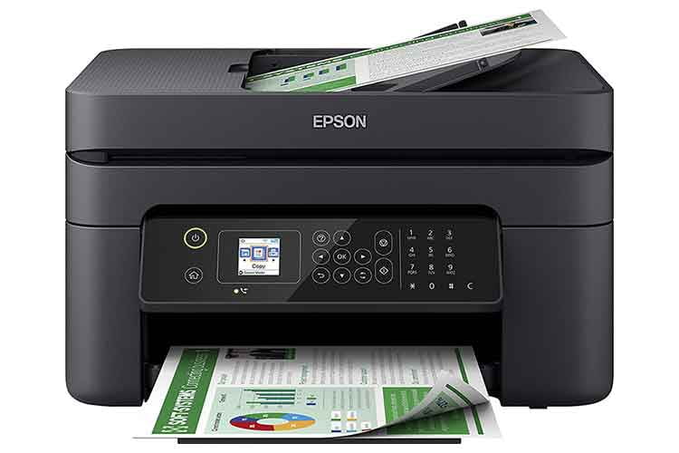 Der Multifunktionsdrucker Epson WorkForce WF-2830DWF ist Farbdrucker, Scanner, Kopierer und Fax-Gerät in einem