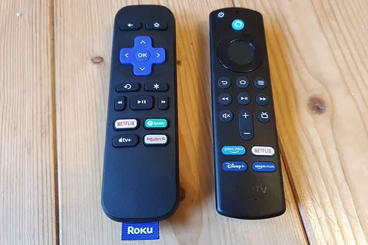 Die Roku-Fernbedienung bietet im Vergleich zur Amazon Fire TV-Remote keine Lautstärkeregelung. Roku nutzen müssen hier zur TV-Fernbedienung greifen