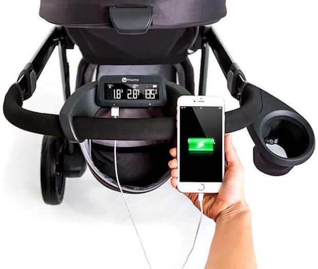 moxi Kinderwagen von 4moms mit Smartphone Ladebuchse