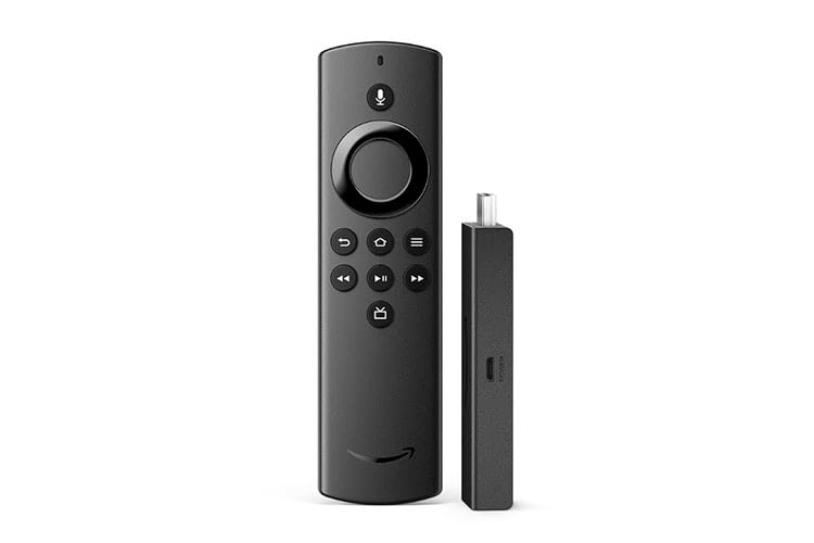 Amazon Fire TV Stick Lite bietet Full HD-Auflösung. Die TV-Tasten an der Alexa-Fernbedienung und Dolby Atmos-Unterstützung fehlen