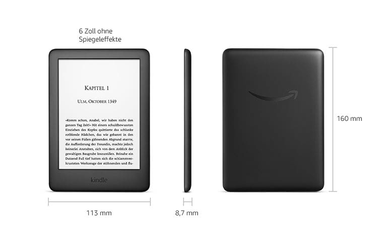 Amazon Kindle ist das Einsteigergerät in die Amazon eBook-Welt
