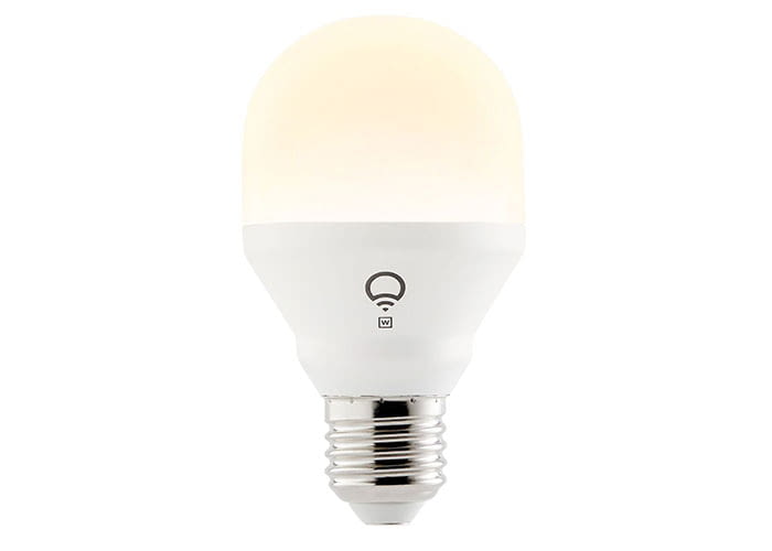 Die LIFX White WLAN LED Lampe leuchtet warmweiß und ist dimmbar