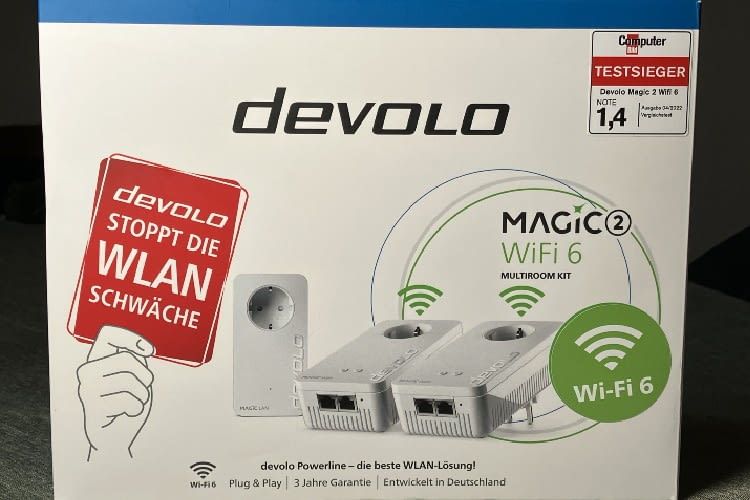 Das Devolo Magic WiFi 2 Set unterstützt WiFi 6