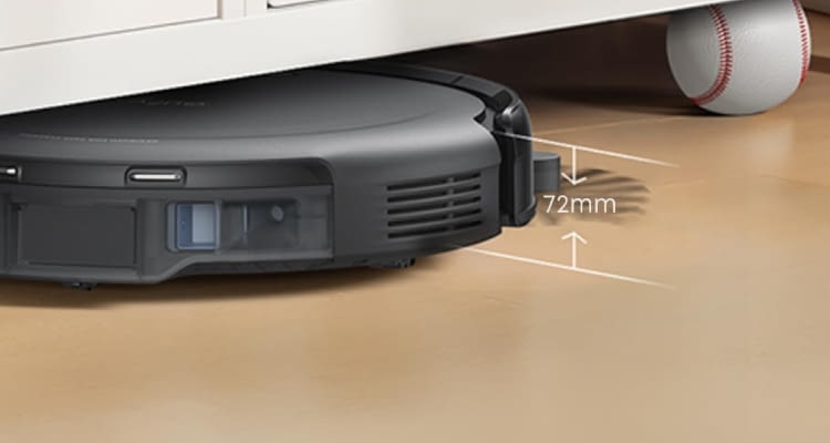 Der eufy c10 ist ein besonders flacher Saugroboter ohne Wischfunktion