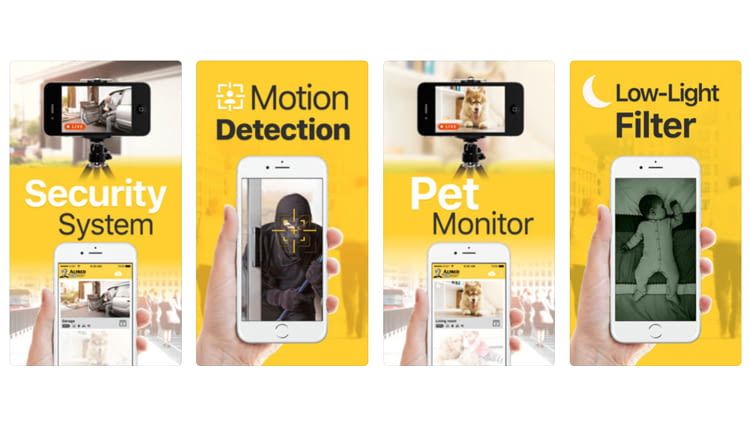 Laut Hersteller ist die Alfred App die No.1 Home Security Camera App