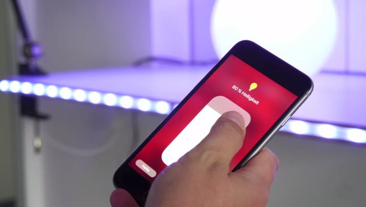 Mit der Home App werden die Smart+-Leuchten in Apples HomeKit integriert