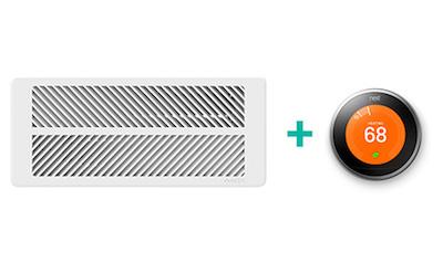KEEN Smart Vent App zur Steuerung des Nest Thermostat