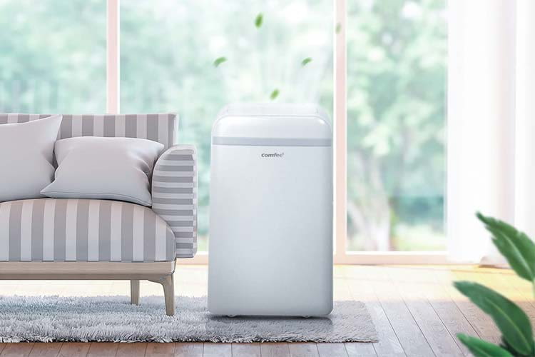 Die meisten mobilen Klimaanlagen für Zuhause sind in dezentem Weiß gehalten