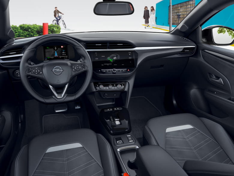Der Opel Corsa-e hat neben digitalem Cockpit auch noch analoge Bedieninstrumente