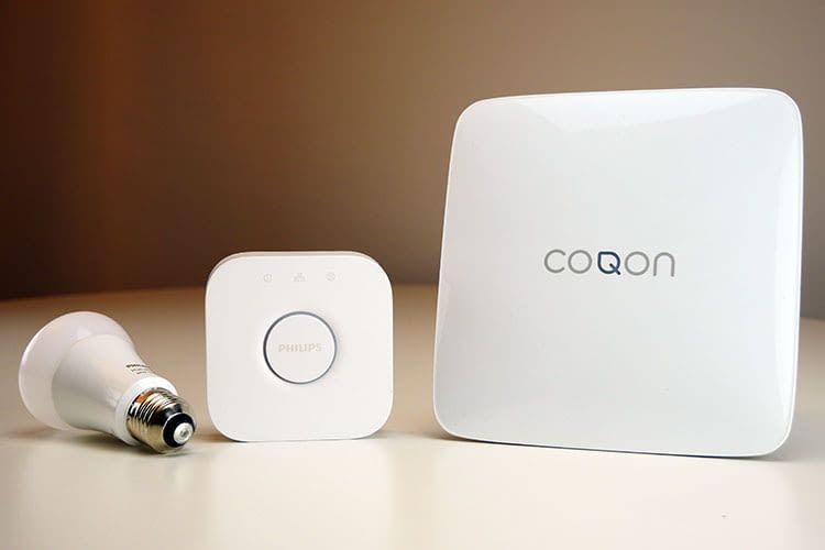Das Philips Hue Lichtsystem ließ sich mühelos in das COQON Smart Home System einbinden