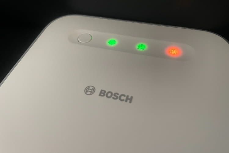 Die Einrichtung der Bosch Bridge lief in unserem Test ebenfalls sehr holprig