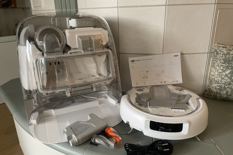 Der Lieferumfang ist überschaubar, Ersatzteile gibt es fast keine