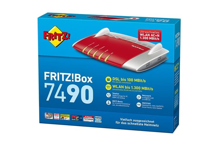 Die Funktionen der FRITZ!Box 7490 lassen sich schnell und einfach personalisieren
