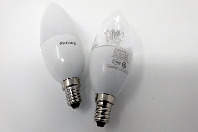 Die Xiaomi Philips Zhirui Leuchtmittel haben einen Lampenkörper aus Kunststoff