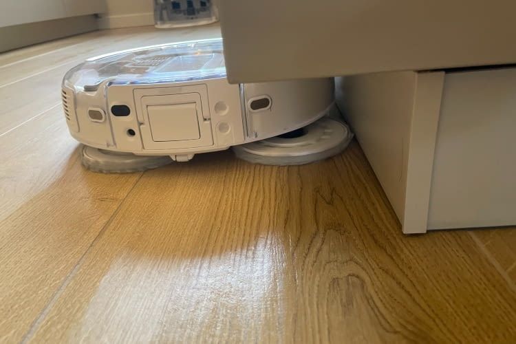 Auch das Wischen bis zum Rand funktioniert perfekt